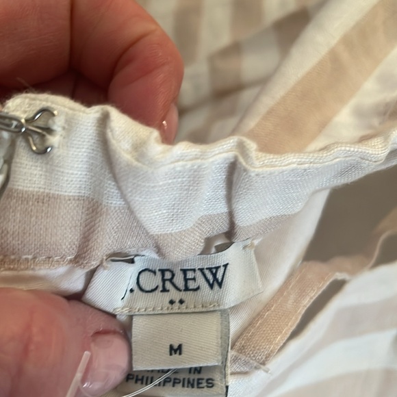 J Crew Sundress Adjustable Tie Straps Medium - Picture 6 of 7